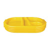 Olympia Kristallon Small Polycarbonate Compartment Food Trays Yellow 321mm - DL127 Melamine and Polycarbonate Olympia   