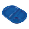 Olympia Kristallon Small Polycarbonate Compartment Food Trays Blue 321mm - DL129 Melamine and Polycarbonate Olympia   