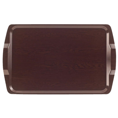 Cambro Venge Laminate Room Service Tray With Handles 640mm - DL157  Cambro   