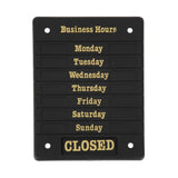 Beaumont Adjustable Opening Hours Display - DL226  Beaumont   