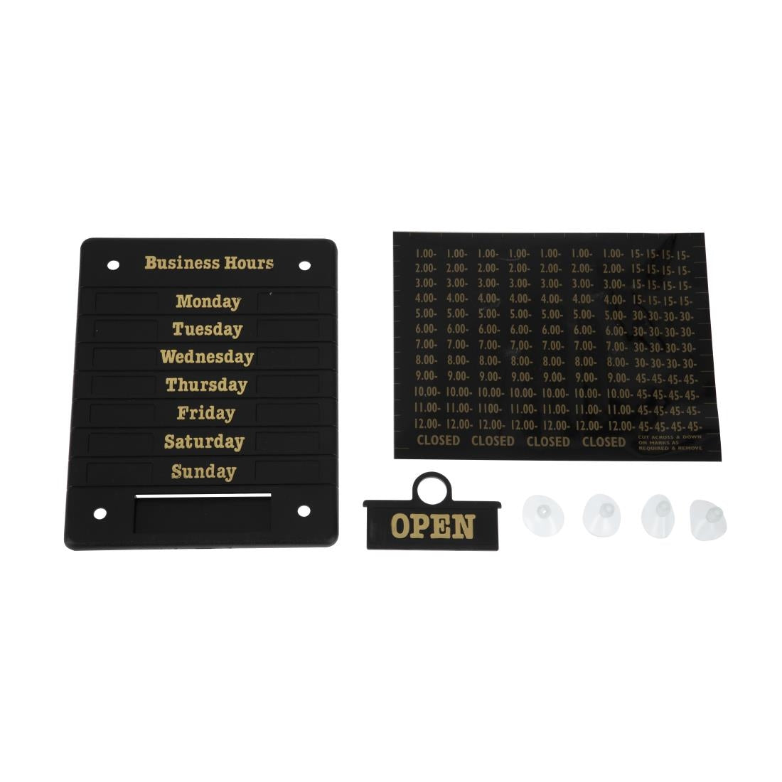 Beaumont Adjustable Opening Hours Display - DL226  Beaumont   
