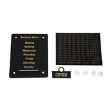Beaumont Adjustable Opening Hours Display - DL226  Beaumont   