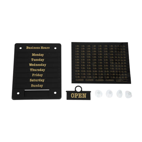 Beaumont Adjustable Opening Hours Display - DL226  Beaumont   