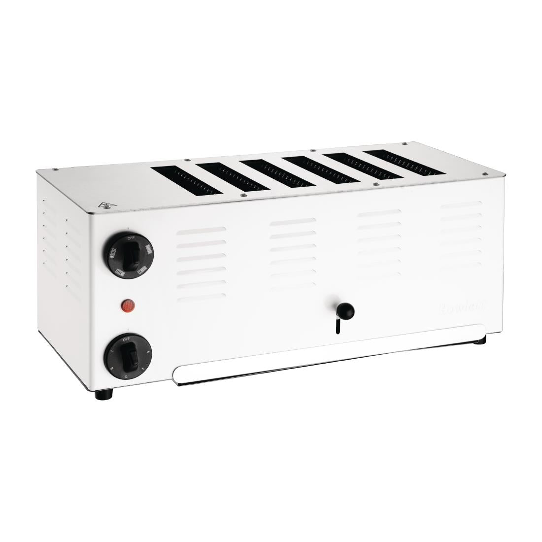 Rowlett Regent 6 Slot Toaster White with 2x Additional Elements - CH176  Rowlett   