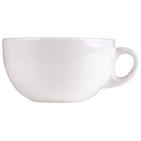 Churchill Art de Cuisine Menu Porcelain Cappuccino Cups 341ml (Pack of 6) - DL397 Cups and Mugs Churchill