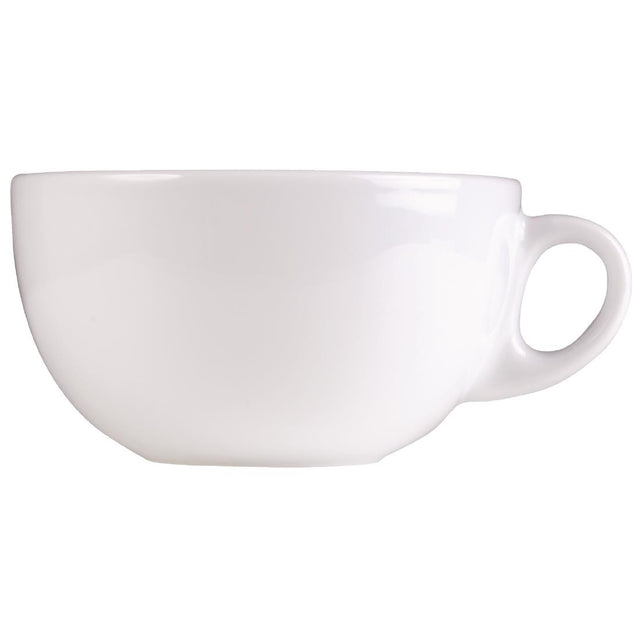 Churchill Art de Cuisine Menu Porcelain Cappuccino Cups 341ml (Pack of 6) - DL397 Cups and Mugs Churchill