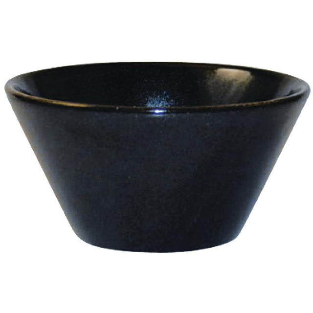 Churchill Bit on the Side Black Zest Snack Bowls 121mm (Pack of 12) - DL404 Bowls Churchill