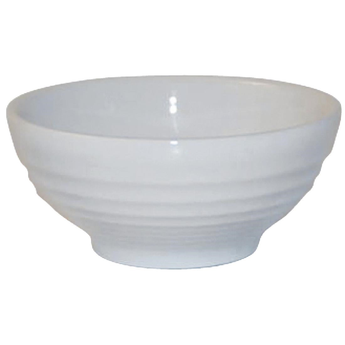 Churchill Bit on the Side White Ripple Snack Bowls 102mm (Pack of 12) - DL405 Bowls Churchill