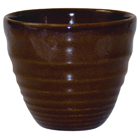 Churchill Bit on the Side Brown Ripple Chip Mugs 284ml (Pack of 12) - DL413 Churchill Super Vitrified Churchill   