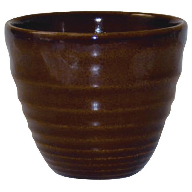 Churchill Bit on the Side Brown Ripple Chip Mugs 284ml (Pack of 12) - DL413 Churchill Super Vitrified Churchill   
