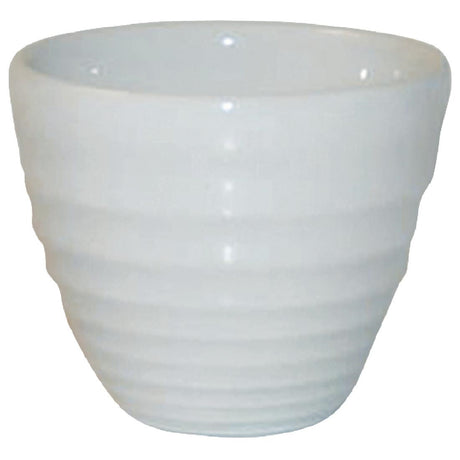 Churchill Bit on the Side White Ripple Dip Pots 57ml (Pack of 12) - DL414 Churchill Super Vitrified Churchill   