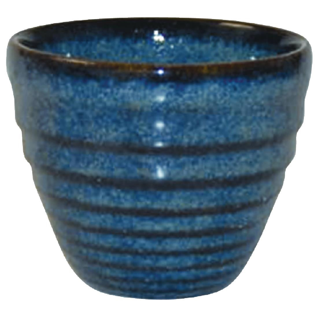 Churchill Bit on the Side Blue Ripple Dip Pots 57ml (Pack of 12) - DL415 Churchill Super Vitrified Churchill   