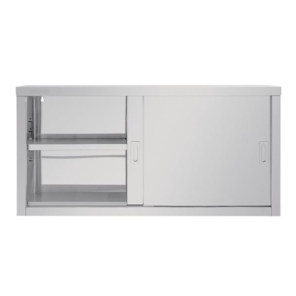 Stainless Steel Vogue Wall Cupboard - 1.2M - DL450 Stainless Steel Wall Cupboards Vogue   