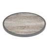 Bolero Fibre Glass Round Table Top Wood Effect 580mm - DL486 Wood Effect Table Tops Bolero   