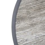 Bolero Fibre Glass Round Table Top Wood Effect 580mm - DL486 Wood Effect Table Tops Bolero   