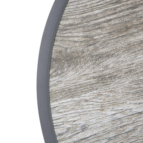 Bolero Fibre Glass Round Table Top Wood Effect 580mm - DL486 Wood Effect Table Tops Bolero   