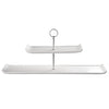 Churchill 2 Tier Rectangular Plate Tower 560mm (Pack of 2) - DL495  Churchill   