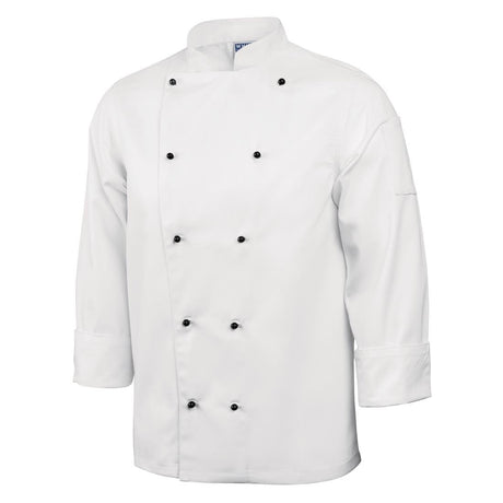 Whites Chicago Unisex Chefs Jacket Long Sleeve XS - DL710-XS Whites Chef Jackets and Tunics Whites Chefs Clothing   