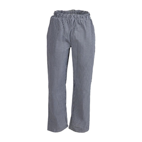 Whites Unisex Vegas Chefs Trousers Black and White Check L - DL712-L Whites Chef Trousers Whites Chefs Clothing   