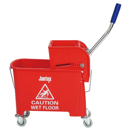 Jantex Kentucky Red Mop Bucket and Wringer 20Ltr - DL912  Jantex   