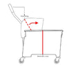 Jantex Kentucky Red Mop Bucket and Wringer 20Ltr - DL912  Jantex   