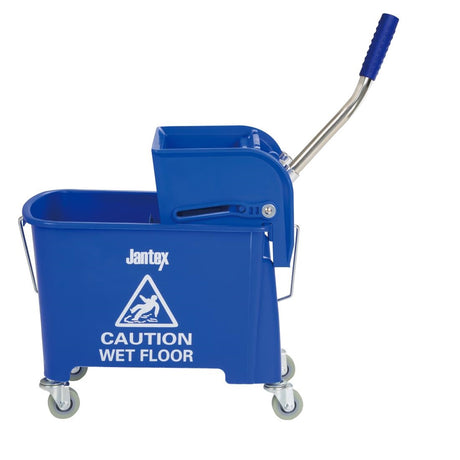 Jantex Kentucky Mop Bucket and Wringer 20Ltr Blue - DL913  Jantex   