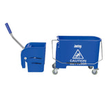 Jantex Kentucky Mop Bucket and Wringer 20Ltr Blue - DL913  Jantex   