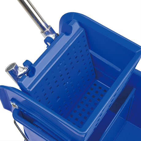Jantex Kentucky Mop Bucket and Wringer 20Ltr Blue - DL913  Jantex   
