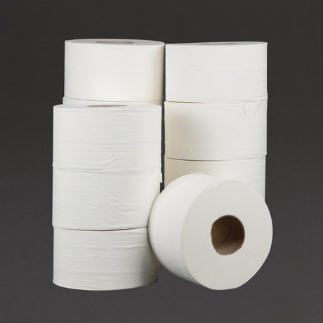 Jantex Mini Jumbo Roll Refill 2ply 150m (Pack of 12) - DL918  Jantex   