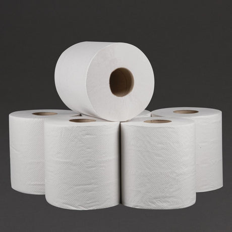 Jantex Centrefeed White Rolls 2-Ply 120m (Pack of 6) - DL920  Jantex   