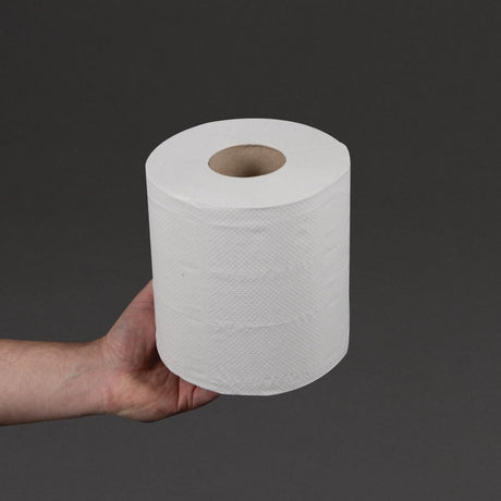 Jantex Centrefeed White Rolls 2-Ply 120m (Pack of 6) - DL920  Jantex   