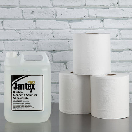 Jantex Centrefeed White Rolls 2-Ply 120m (Pack of 6) - DL920  Jantex   