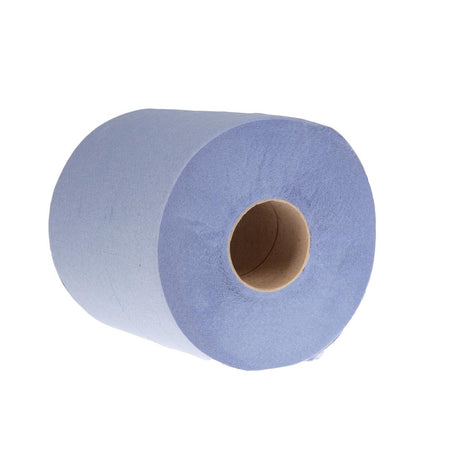 Jantex Centrefeed Blue Rolls 2-Ply 120m (Pack of 6) - DL921  Jantex   