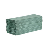 Jantex Z Fold Paper Hand Towels Green 1-Ply 3000 Sheets - DL923  Jantex   