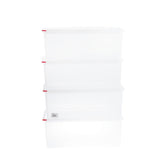 Araven Polypropylene 1/1 Gastronorm Food Storage Box 28Ltr (Pack of 4) - DL984  Araven   