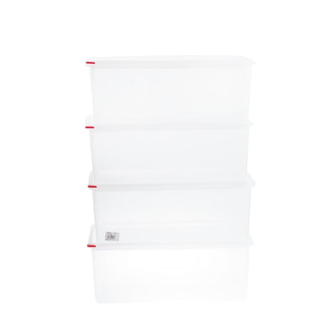 Araven Polypropylene 1/1 Gastronorm Food Storage Box 28Ltr (Pack of 4) - DL984  Araven   