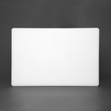 Hygiplas Thick Low Density White Chopping Board 450x300x20mm - DM001  Hygiplas   