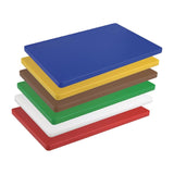 Hygiplas Thick Low Density Brown Chopping Board 450x300x20mm - DM003  Hygiplas   