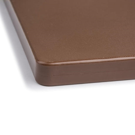 Hygiplas Thick Low Density Brown Chopping Board 450x300x20mm - DM003  Hygiplas   