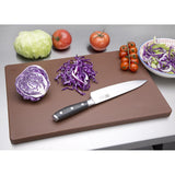 Hygiplas Thick Low Density Brown Chopping Board 450x300x20mm - DM003  Hygiplas   