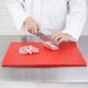 Hygiplas Thick Low Density Red Chopping Board 450x300x20mm - DM004  Hygiplas   