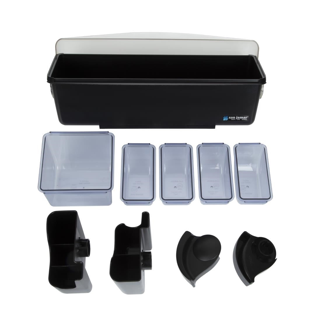 San Jamar Dome Condiment Dispenser 5 Tray - DM113  San Jamar   