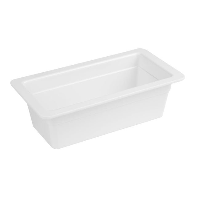 Olympia Kristallon Melamine 1/3 Gastronorm Dish 100mm - DM154  Olympia   