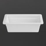 Olympia Kristallon Melamine 1/3 Gastronorm Dish 100mm - DM154  Olympia   