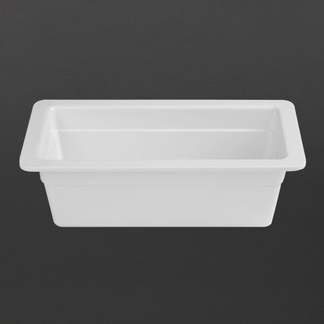 Olympia Kristallon Melamine 1/3 Gastronorm Dish 100mm - DM154  Olympia   