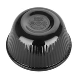 Olympia Kristallon Melamine Fluted Ramekins Black 89mm (Pack of 12) - DM165 Melamine and Polycarbonate Olympia   