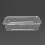 Fiesta Plastic Microwavable Containers With Lid Small 500ml (Pack of 250) - DM181 Takeaway Food Containers Fiesta   