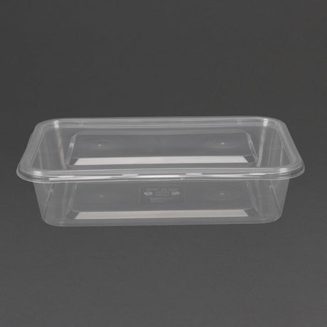 Fiesta Plastic Microwavable Containers With Lid Small 500ml (Pack of 250) - DM181 Takeaway Food Containers Fiesta   