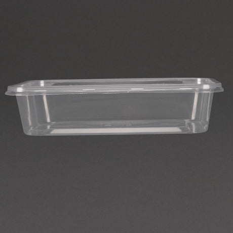 Fiesta Plastic Microwavable Containers With Lid Small 500ml (Pack of 250) - DM181 Takeaway Food Containers Fiesta   