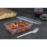 Fiesta Plastic Microwavable Containers With Lid Small 500ml (Pack of 250) - DM181 Takeaway Food Containers Fiesta   